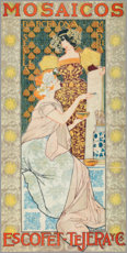 Tableau en bois  Mosaicos Escofet Tejera - Alexandre de Riquer
