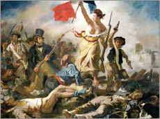 Sticker mural  La Liberté guidant le peuple - Eugene Delacroix