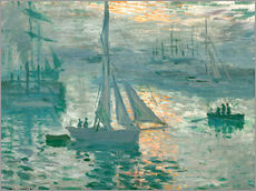 Sticker mural  Lever de soleil - Claude Monet