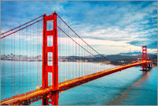 Tableau en plexi-alu  Pont du Golden Gate, San Francisco