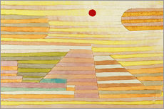 Tableau en plexi-alu  Soirée en Égypte - Paul Klee