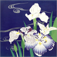 Sticker mural  Iris - Kogyo Tsukioka