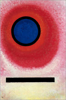 Poster Cercle bleu n° 2