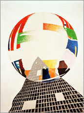 Sticker mural  Nucléaire I, CH - László Moholy-Nagy