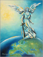 Sticker mural  Saint Michel Archange - Marita Zacharias