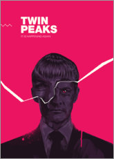 Sticker mural  Twin peaks - Fourteenlab