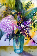 Sticker mural  Bouquet with hydrangea - Johann Pickl