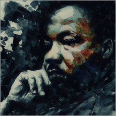 Tableau en verre acrylique  Martin Luther King - Paul Lovering