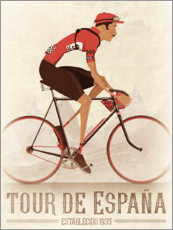 Poster Tour d'Espagne, course cycliste