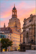 Poster  Église Notre-Dame de Dresde au crépuscule - Robin Oelschlegel