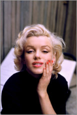 Tableau en verre acrylique  Marilyn Monroe en couleur - Celebrity Collection