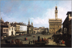 Poster La Piazza della Signoria à Florence