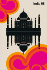 Sticker mural  India 68 - Bo Lundberg