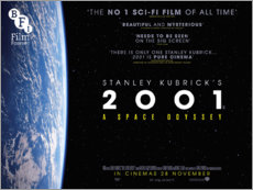 Poster 2001, l'Odyssée de l'espace (anglais)
