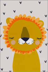Poster  Petit lion - treechild