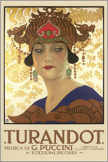 Poster  Turandot (italien) - Leopoldo Metlicovitz
