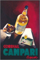 Tableau en PVC  Liqueur Cordial Campari (anglais) - Vintage Advertising Collection