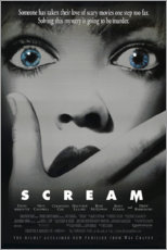 Tableau en bois  Scream (anglais) - Vintage Entertainment Collection