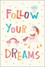 Poster Suivez vos rêves (anglais)
