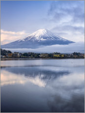 Poster Mont Fuji en hiver