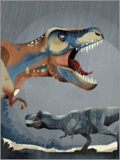 Tableau en verre acrylique  Tyrannosaurus rex - Dieter Braun