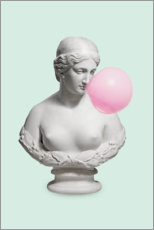 Tableau sur toile  Buste et chewing-gum - Jonas Loose