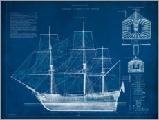 Poster Modèle de navire antique III
