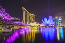 Poster  Marina Bay de nuit, Singapour - Fraser Hall