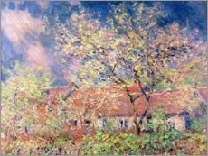 Poster  Printemps à Giverny - Claude Monet