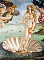 Sticker mural  La Naissance de Vénus (détail) - Sandro Botticelli
