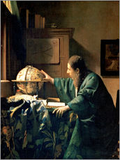 Tableau en plexi-alu  L'Astronome - Jan Vermeer