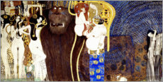 Poster  Frise de Beethoven : Les puissances ennemies - Gustav Klimt
