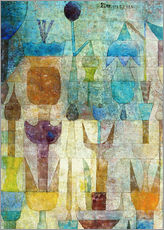 Tableau en plexi-alu  Plantes tôt le matin - Paul Klee
