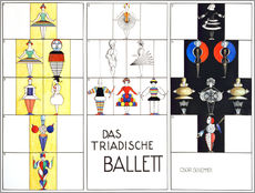 Tableau en plexi-alu  Das triadische Ballett - Oskar Schlemmer