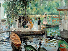 Tableau en plexi-alu  La Grenouillère - Pierre-Auguste Renoir