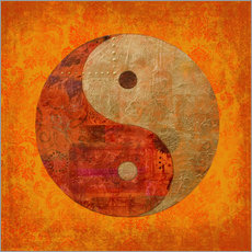 Tableau en plexi-alu  Yin et yang - Andrea Haase
