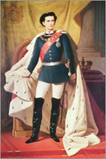 Poster  Louis II de Bavière - Ferdinand von Piloty