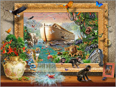 Tableau en plexi-alu  Noah's Ark Framed - Adrian Chesterman