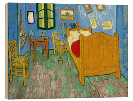 Tableau en bois  La chambre de Van Gogh à Arles - Vincent van Gogh