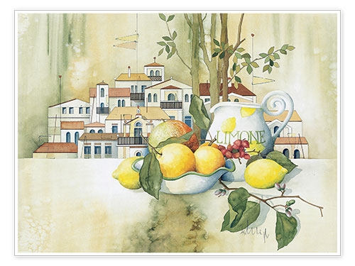 Poster Parfum de citron vert