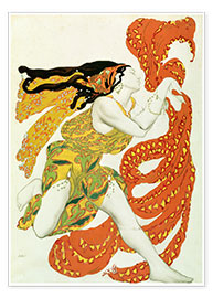 Poster Costumes pour une bacchante dans Narcisse de Tcherepnin