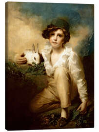 Tableau sur toile  Boy and Rabbit - Henry Raeburn