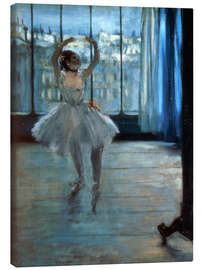 Tableau sur toile  Danseuse devant la fenêtre - Edgar Degas