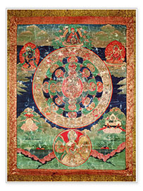 Poster  Bardo Mandala - Tibetan School