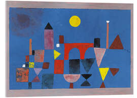 Tableau en verre acrylique  Le Pont rouge - Paul Klee