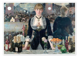 Poster  Un bar aux Folies Bergère - Edouard Manet