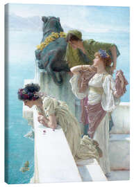 Tableau sur toile  Une position avantageuse - Lawrence Alma-Tadema