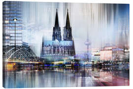 Tableau sur toile  Cologne 2 - Städtecollagen