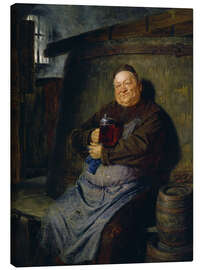 Tableau sur toile  Brother master brewer of beer in the cellar. In 1902. - Eduard Grützner