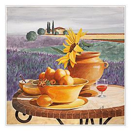 Poster Vaisselle provençale